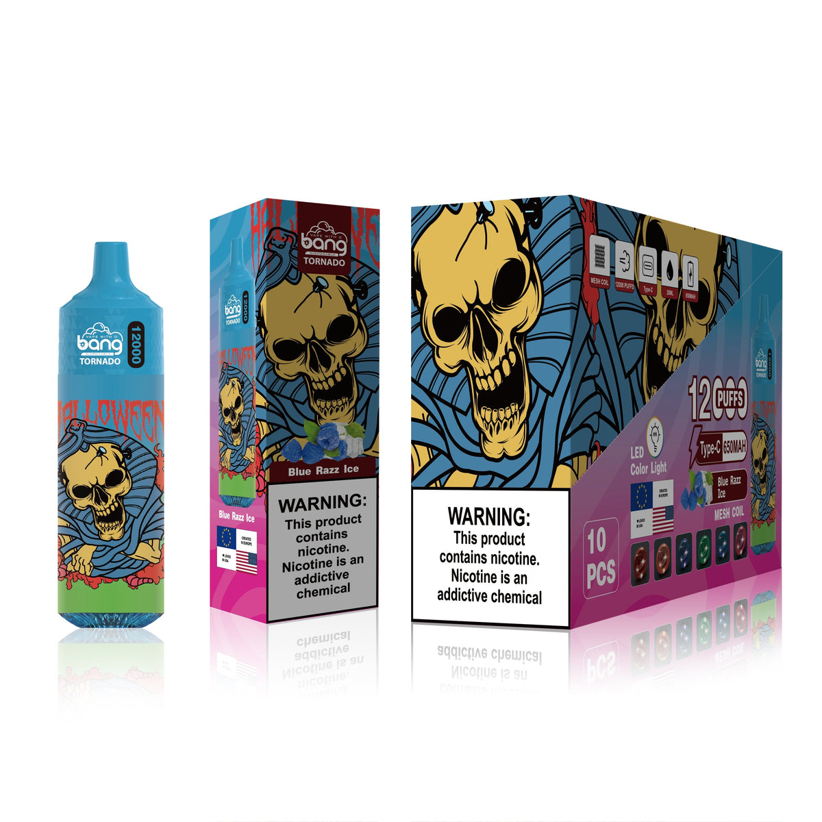 BangKing 12000 Puffs 12K Smart Full Screen Turn Ice 30ML 10ML  850mah Wholesale Disposable Vape Puff 12k Prefilled Pod