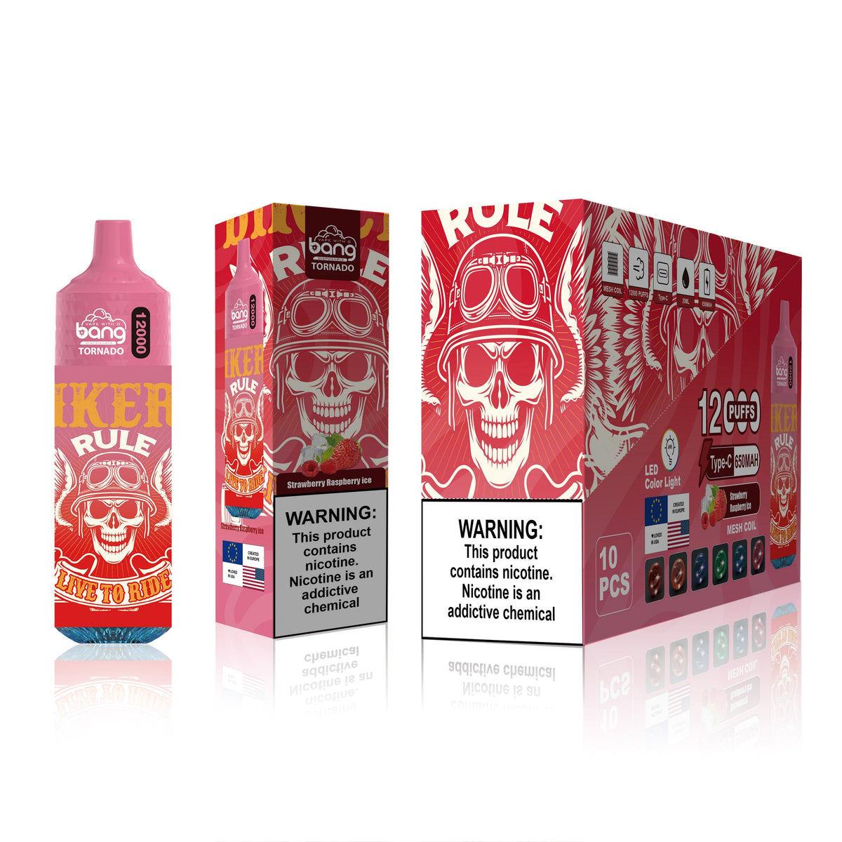 BangKing 12000 Puffs 12K Smart Full Screen Turn Ice 30ML 10ML  850mah Wholesale Disposable Vape Puff 12k Prefilled Pod
