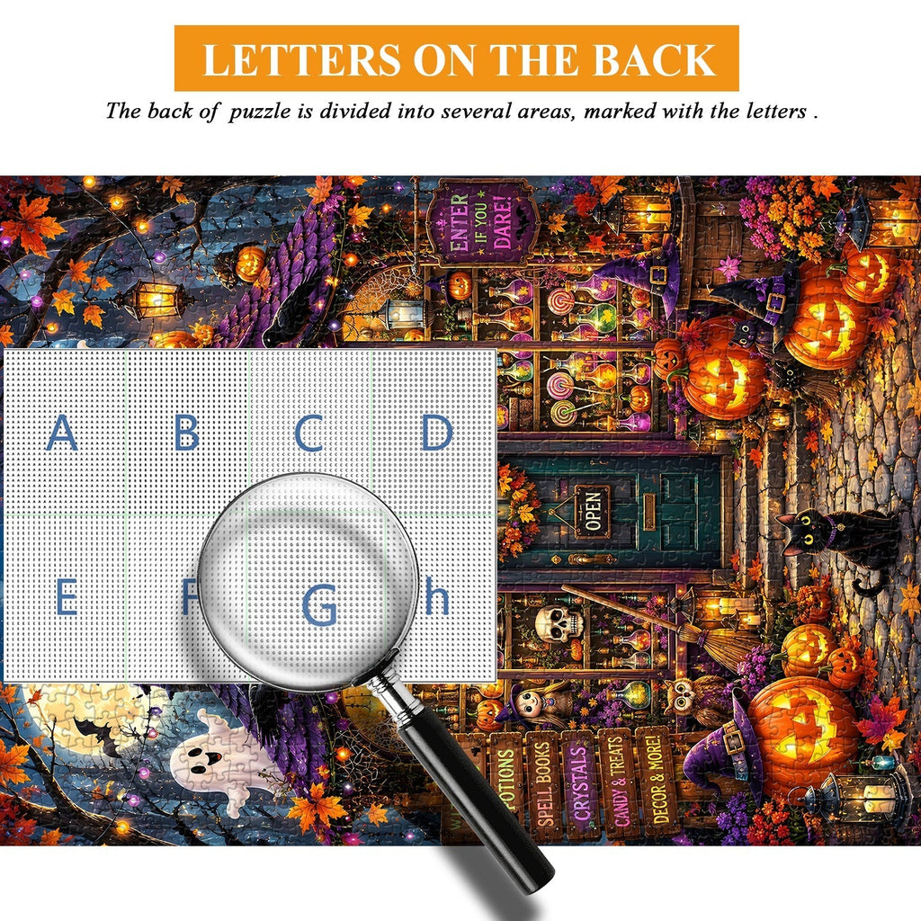 Create, Learn, and Enjoy Halloween Together with a Hands-On Puzzle Craft 🎃👨‍👩‍👧‍👦✨