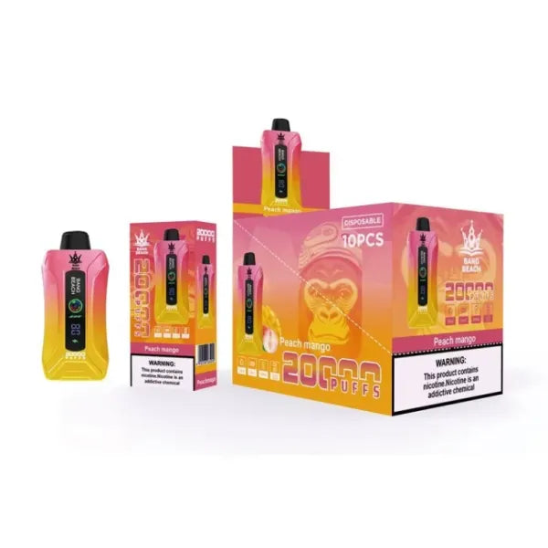 Bang BEACH 20000 Puffs 20K - 35mL 650mAh  5% Nic Salt, Smart Display, 12 Flavors