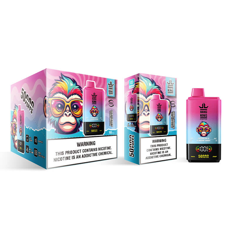 Bang King 50000 Puffs Disposable Vape(0% to 5% Nicotine) - 50ml E-Liquid, 850mAh Battery