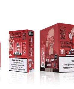 Bang King Smart screen 15000 puffs Disposable Vape 25mL (0% to 5% Nicotine) 650mAh,12 Flavors