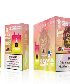 Bang King 25000 Puffs 25 K - 46mL Dual Tank (0% to 5% Nicotine) 650mAh Battery 12 Flavors
