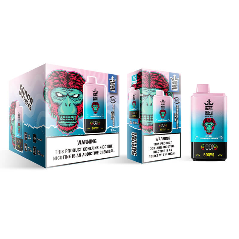 Bang King 50000 Puffs Disposable Vape(0% to 5% Nicotine) - 50ml E-Liquid, 850mAh Battery