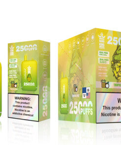 Bang King 25000 Puffs 25 K - 46mL Dual Tank (0% to 5% Nicotine) 650mAh Battery 12 Flavors