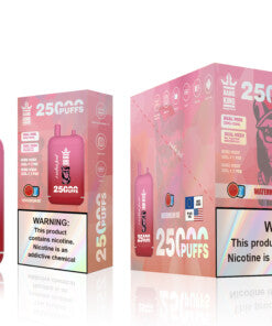 Bang King 25000 Puffs 25 K - 46mL Dual Tank (0% to 5% Nicotine) 650mAh Battery 12 Flavors