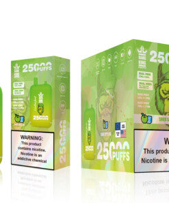 Bang King 25000 Puffs - 46mL Dual Tank (0% to 5% Nicotine) 650mAh Battery ，12 Flavors