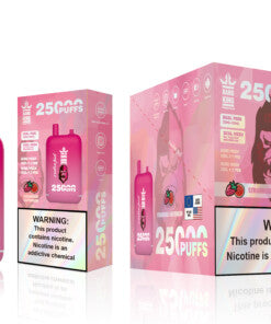 Bang King 25000 Puffs - 46mL Dual Tank (0% to 5% Nicotine) 650mAh Battery ，12 Flavors