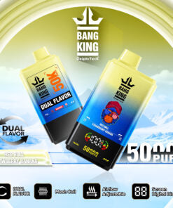 Bang King 50000 Puffs Disposable Vape(0% to 5% Nicotine) - 50ml E-Liquid, 850mAh Battery