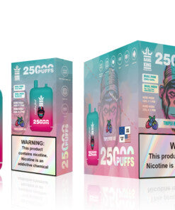 Bang King 25000 Puffs - 46mL Dual Tank (0% to 5% Nicotine) 650mAh Battery ，12 Flavors