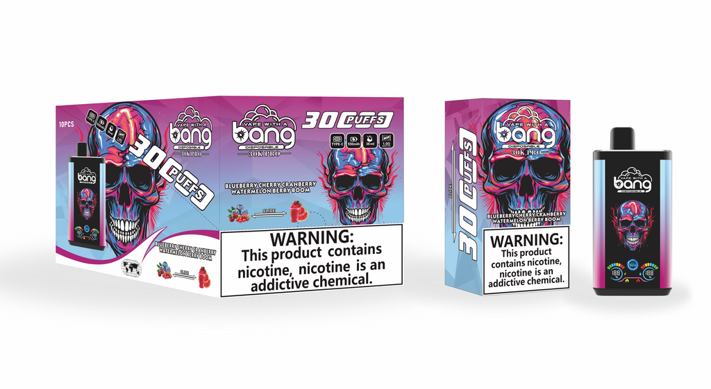 BangKing 30K Puffs Smart Full Screen Turn Ice Wholesale Disposable Vape Puff 30k Prefilled Pod-850mah  16 Flavors