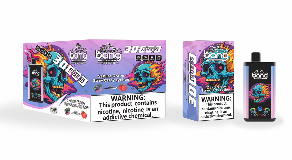 BangKing 30K Puffs Smart Full Screen Turn Ice Wholesale Disposable Vape Puff 30k Prefilled Pod-850mah  16 Flavors