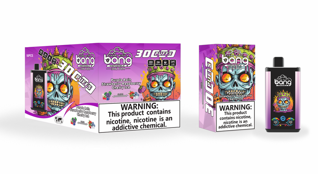 BangKing 30K Puffs Smart Full Screen Turn Ice Wholesale Disposable Vape Puff 30k Prefilled Pod-850mah  16 Flavors