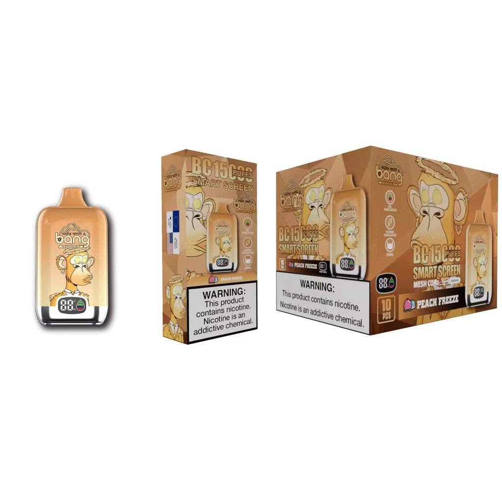Bang disposable BC 15000 puff Disposable Vape Wholesale Vape Pen E Cigarette Prefilled 25ml 650mAh 12 Flavors