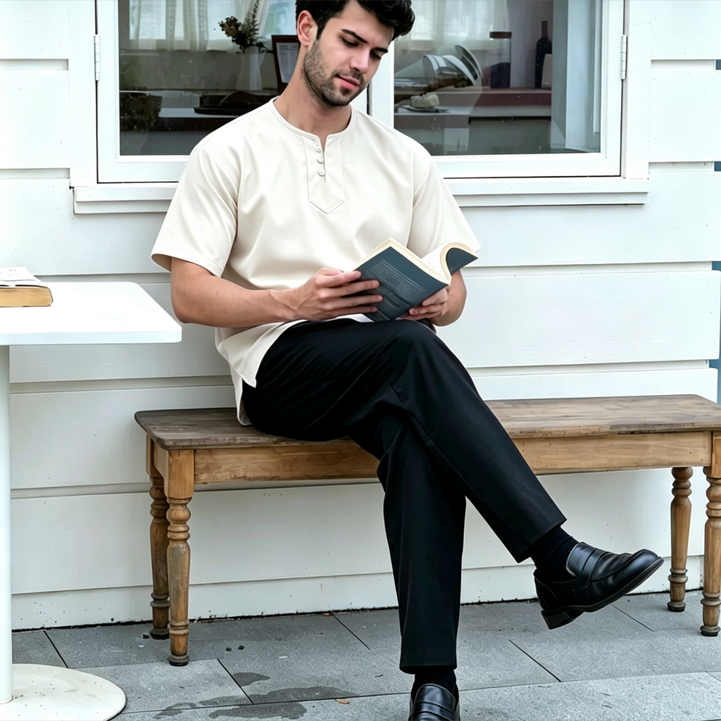 Modern Kurta Top / Modern Kurta Shirt - Khaki