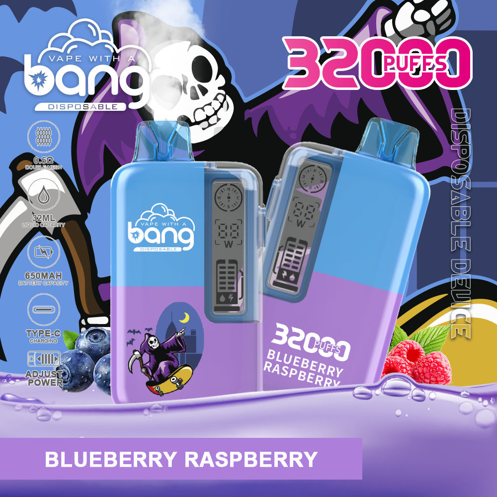 BangKing 32000 Puffs 32K Smart Full Screen Turn Ice Wholesale Disposable Vape Puff 32k Prefilled Pod – 650mAh Battery, 32ml E-liquid, Multiple Nicotine Strength Options  12 Flavors