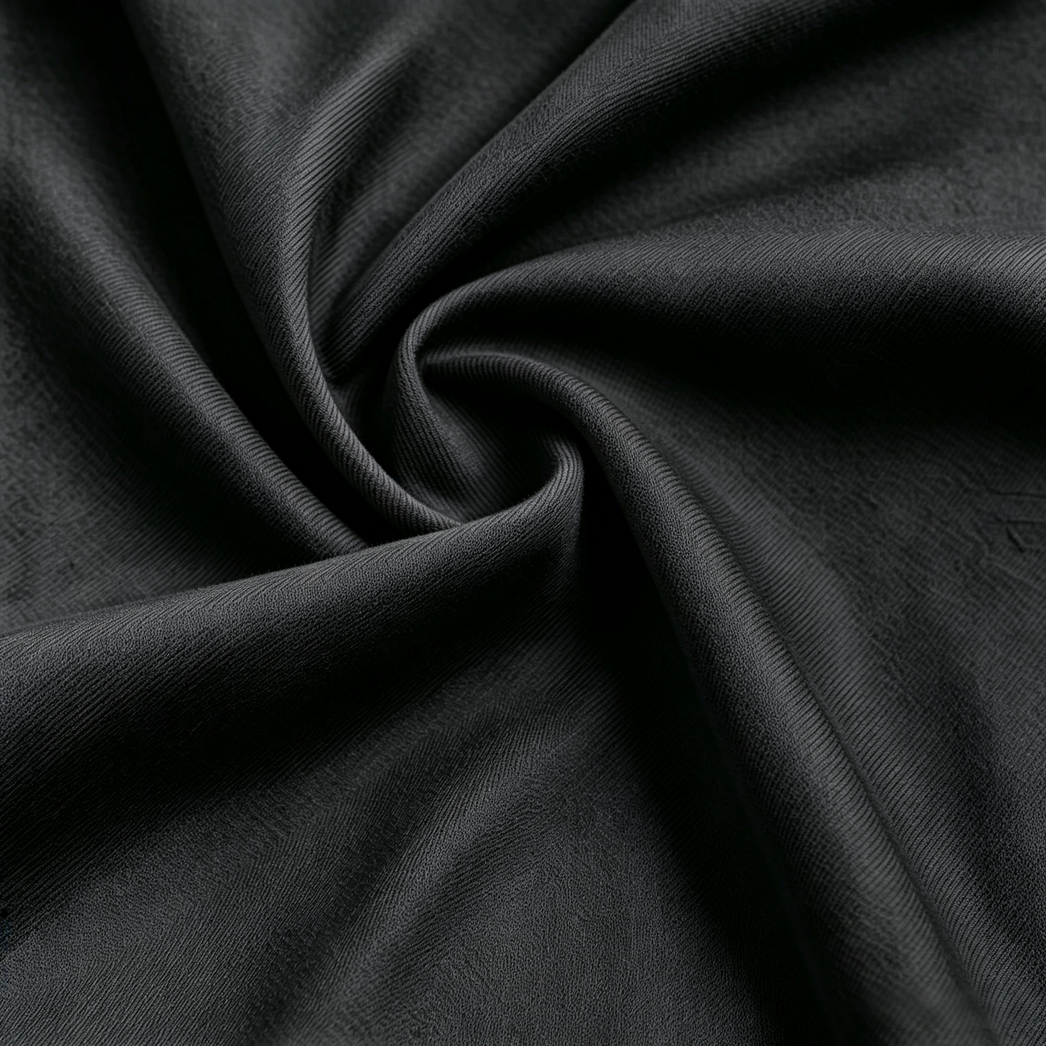 Premium One-Button Kurta | Ironless Abloh Crepe - Timeless Black Elegance
