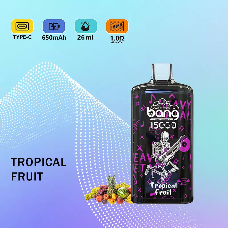 Bang 15000 Puffs Vape 25K Disposable Vape Pen E Cigarette Prefilled 26ml 650mAh Disposable Vape 12 Flavors