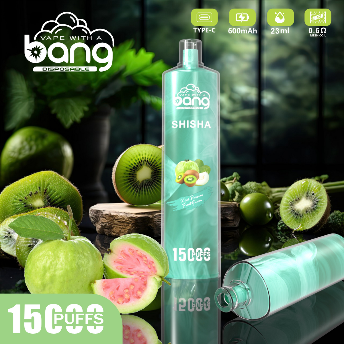 Bang King 15000 Puffs Vape 15K Disposable Vape Pen E Cigarette Prefilled 30ml 850mAh