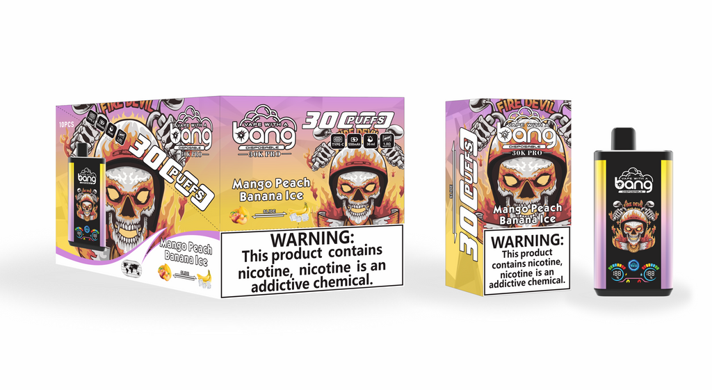BangKing 30K Puffs Smart Full Screen Turn Ice Wholesale Disposable Vape Puff 30k Prefilled Pod-850mah  16 Flavors