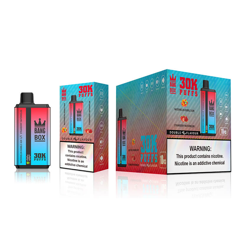 BANGBOX 30000 puffs dual flavors vape LED Display 35ml capcity Batterya 850MAH 12 Flavors