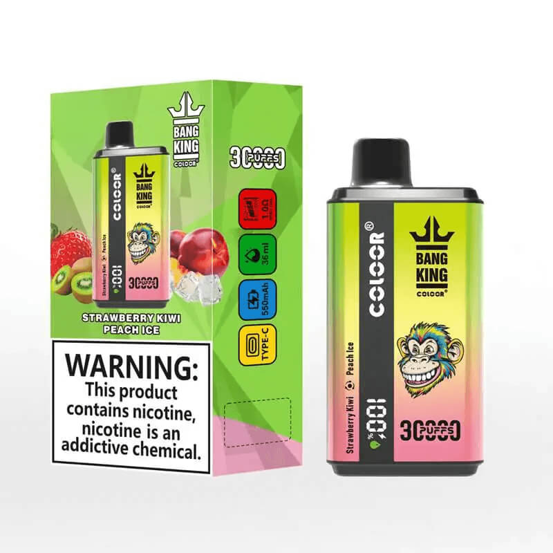Bang King 30000 Puffs Disposable Vape(0%-5% Nicotine)- 30ml E-Liquid, 850mAh Battery 16 Flavors