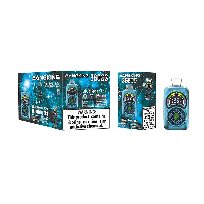 Bang King 36000 Puffs Disposable Vape - 30ml E-Liquid, 650mAh Battery 12 Flavors