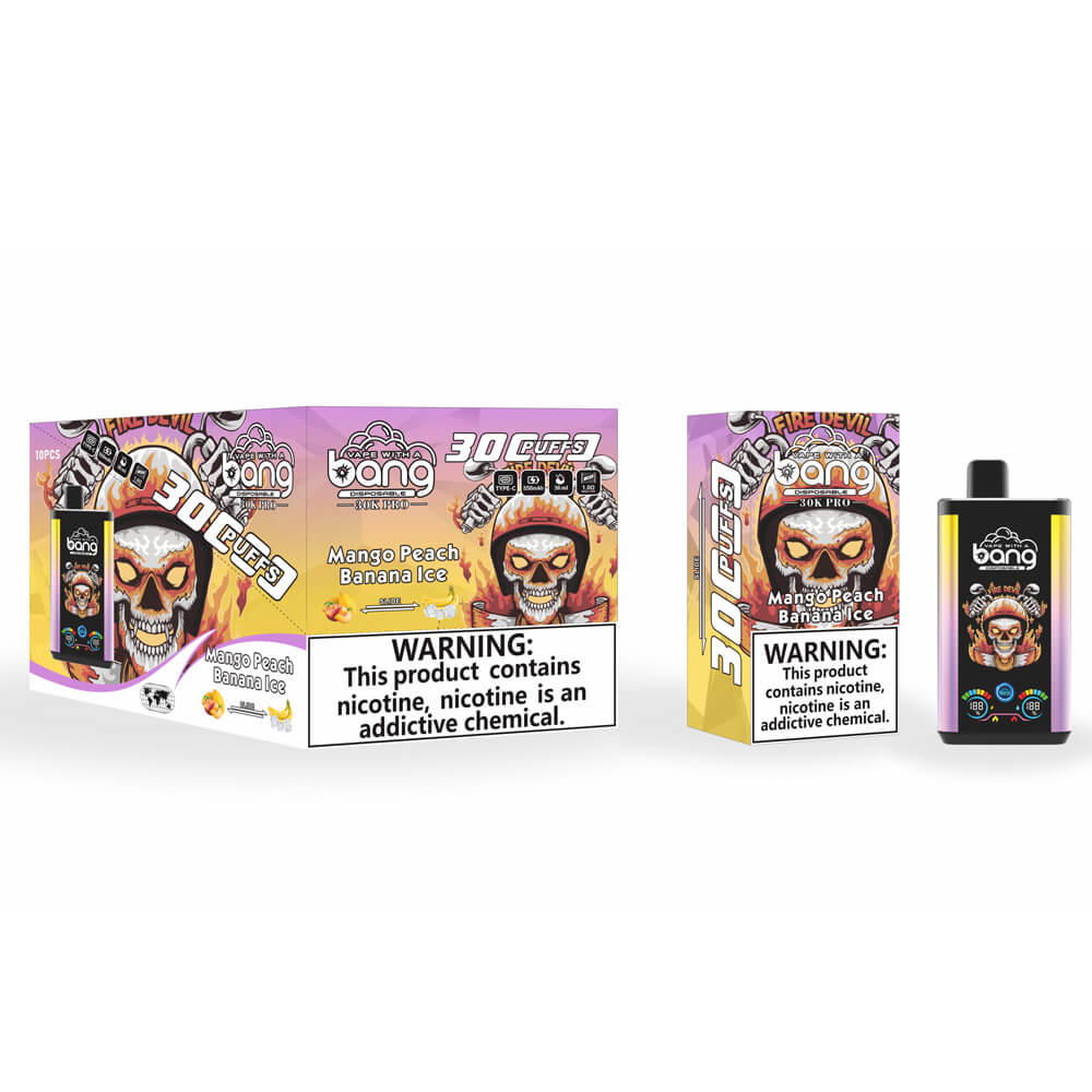 Bang Large screen 30000 PUFF dual flavors Disposable Vape In Sales-850mAh Battery, 36ml E-liquid, Multiple Nicotine 12 Flavors
