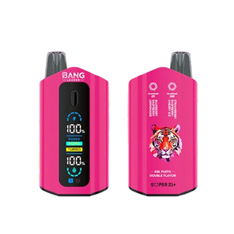 Bang Leader 50000 Puffs Disposable Vape (0% to 5% Nicotine) – Dual Pods, Unmatched Performance 650mAh battery 12 Flavors