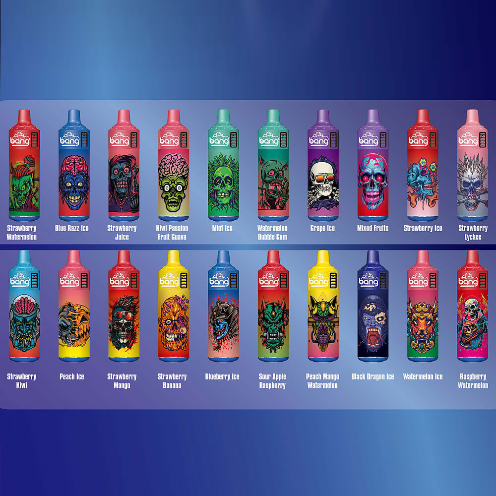 BANG  MESHCOLL 12000 PUFF Disposable Vape In Sales-650mAh Battery, 20ml E-liquid, Multiple Nicotine 20 Flavors