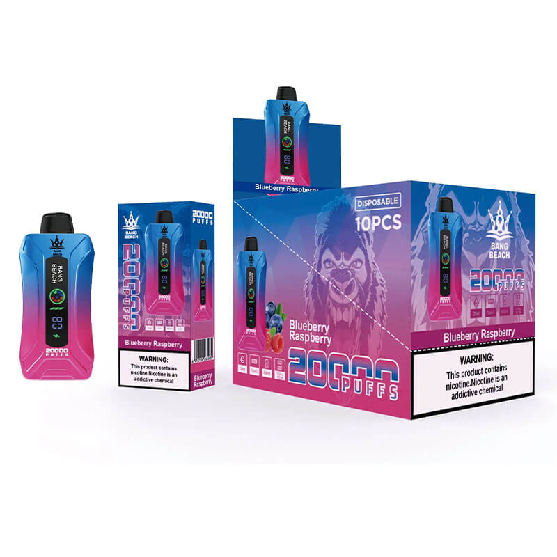 Bang Beach 20000 Puffs Disposable Vape- 35ml 650mAh E-liquid, 0%-5% Nicotine, 12 Flavors