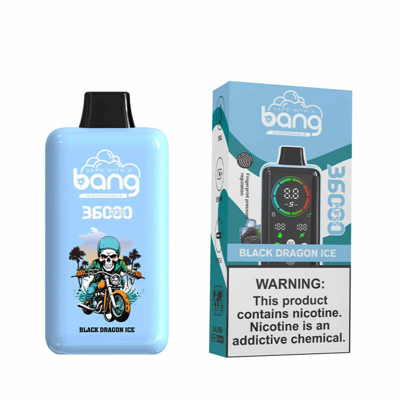 Bang 36000 Power Disposable Vape – 850mAh Battery, 36mL E-Liquid, 0% to 5% Nicotine Options 12 Flavors