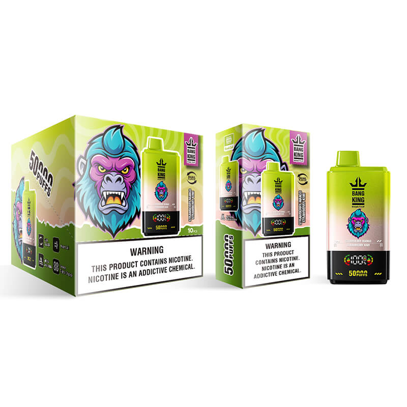 Bang King 50000 Puffs Disposable Vape(0% to 5% Nicotine) - 50ml E-Liquid, 850mAh Battery