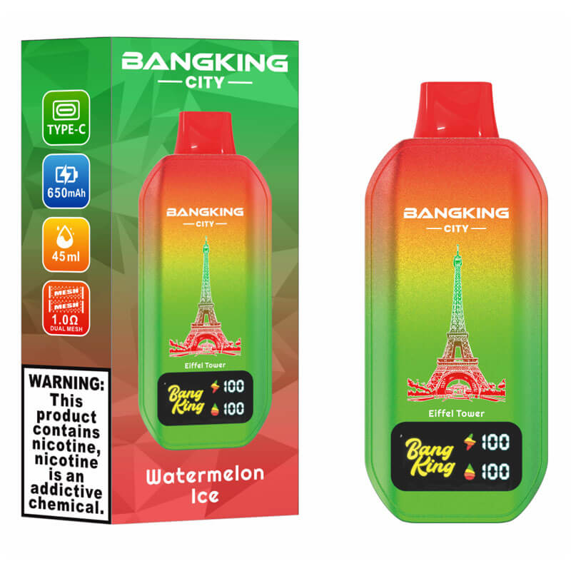 Bang King City 50000 Puffs Disposable Vape - 45ml E-Liquid, 650mAh Battery 12 Flavors