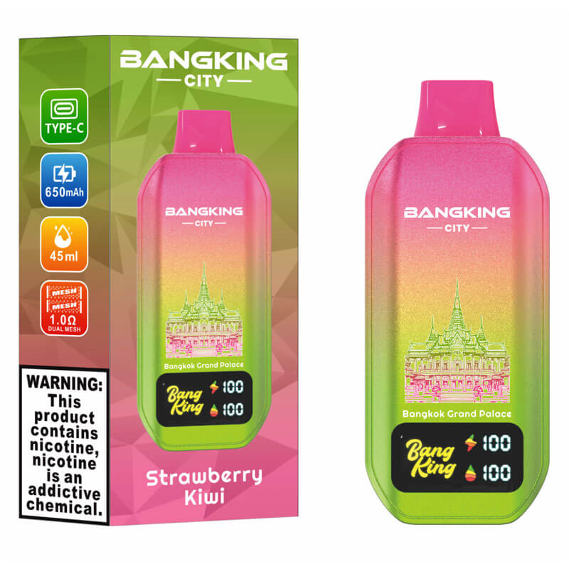 Bang King City 50000 Puffs Disposable Vape - 45ml E-Liquid, 650mAh Battery 12 Flavors
