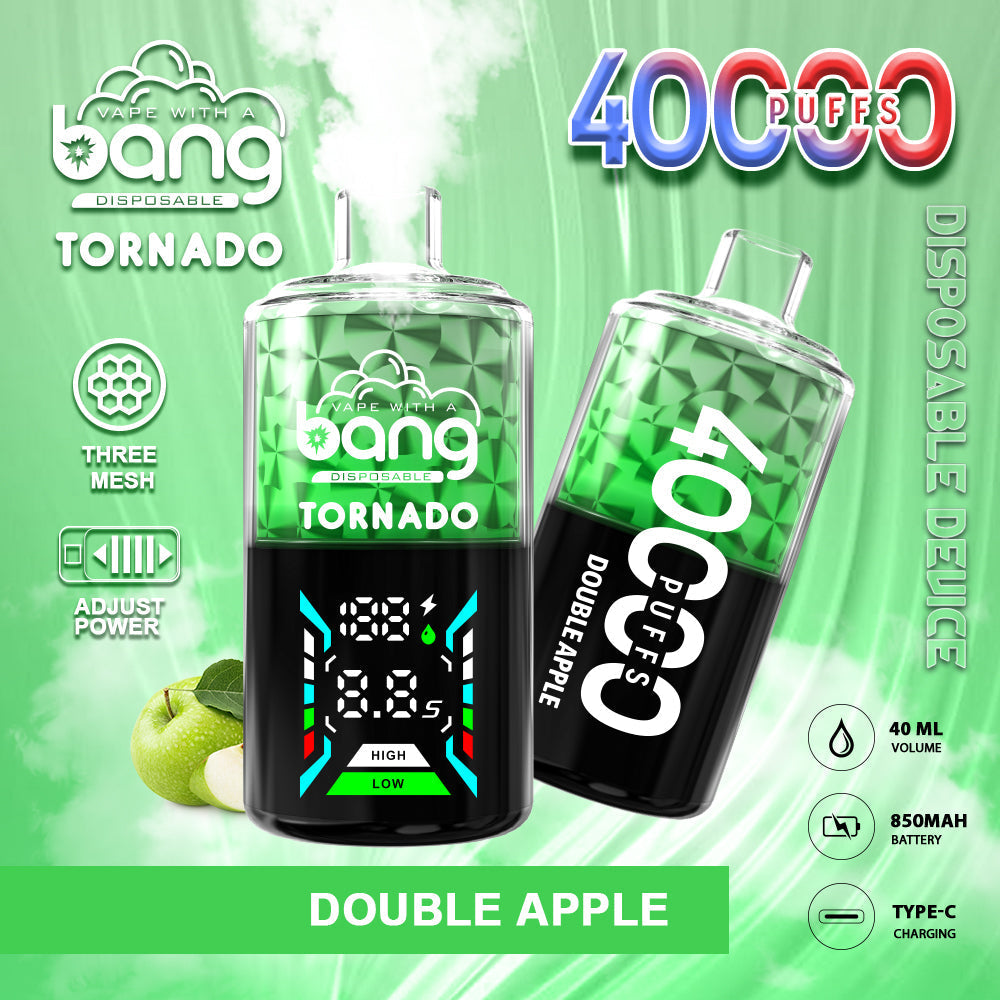Bang 40000 Puffs 40K Pro Puffs Smart Full Screen Description Disposable Vape Pen E Cigarette 30ml 850mAh Prefilled