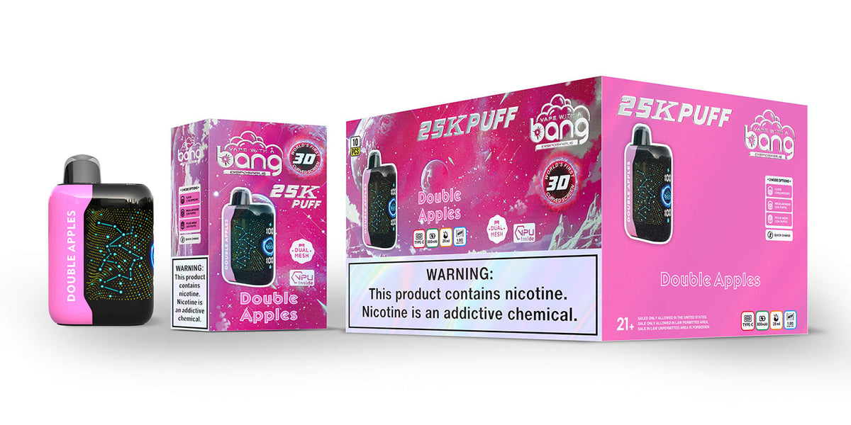 Bang Starry  25000 Puffs 25K Smart Full Screen Turn Ice Wholesale Disposable Vape Puff  Prefilled Pod-850mAh Battery, 30ml E-liquid, Multiple Nicotine 16 Flavors