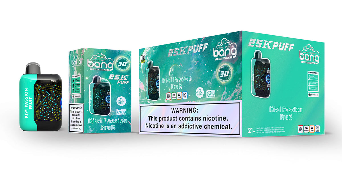 Bang Starry  25000 Puffs 25K Smart Full Screen Turn Ice Wholesale Disposable Vape Puff  Prefilled Pod-850mAh Battery, 30ml E-liquid, Multiple Nicotine 16 Flavors