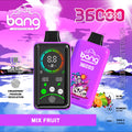 BANG 36K Puffs Smart Full Screen Turn Ice Wholesale Disposable Vape Puff 36k Prefilled Pod– 850mAh Battery, 36mL E-Liquid, 0% to 5% Nicotine Options 12 Flavors