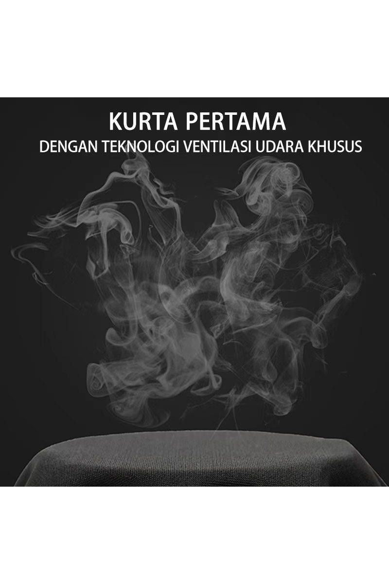 Kurta Ironless Butang – Fabrik Abloh Crepe Premium, Potongan Santai