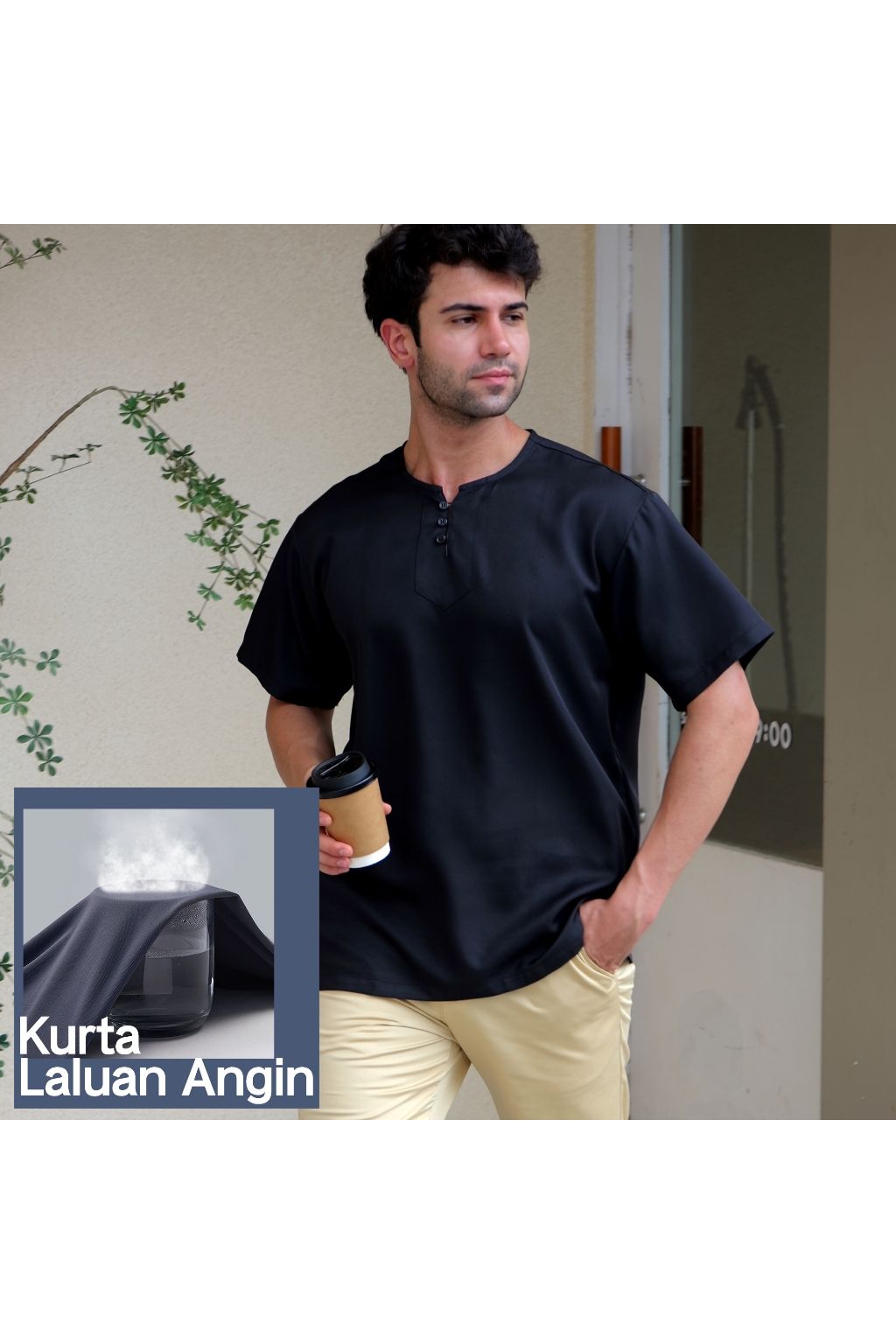 Fabrik Krep Abloh Premium, Potongan Longgar