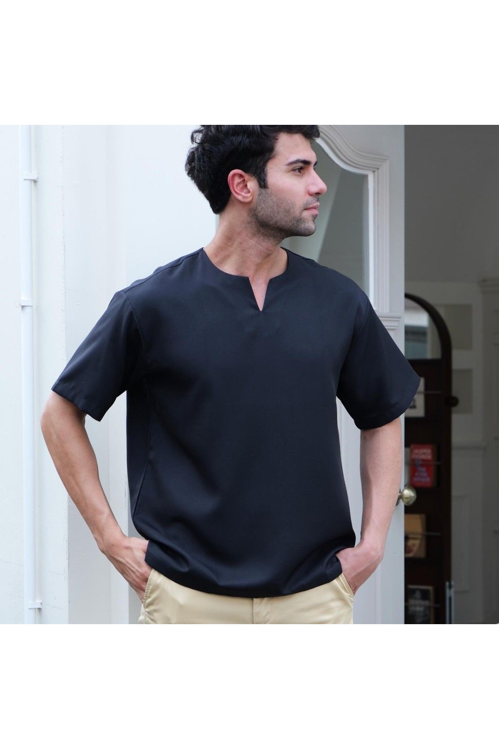 Premium Abloh Crepe Fabric, Relaxed Fit