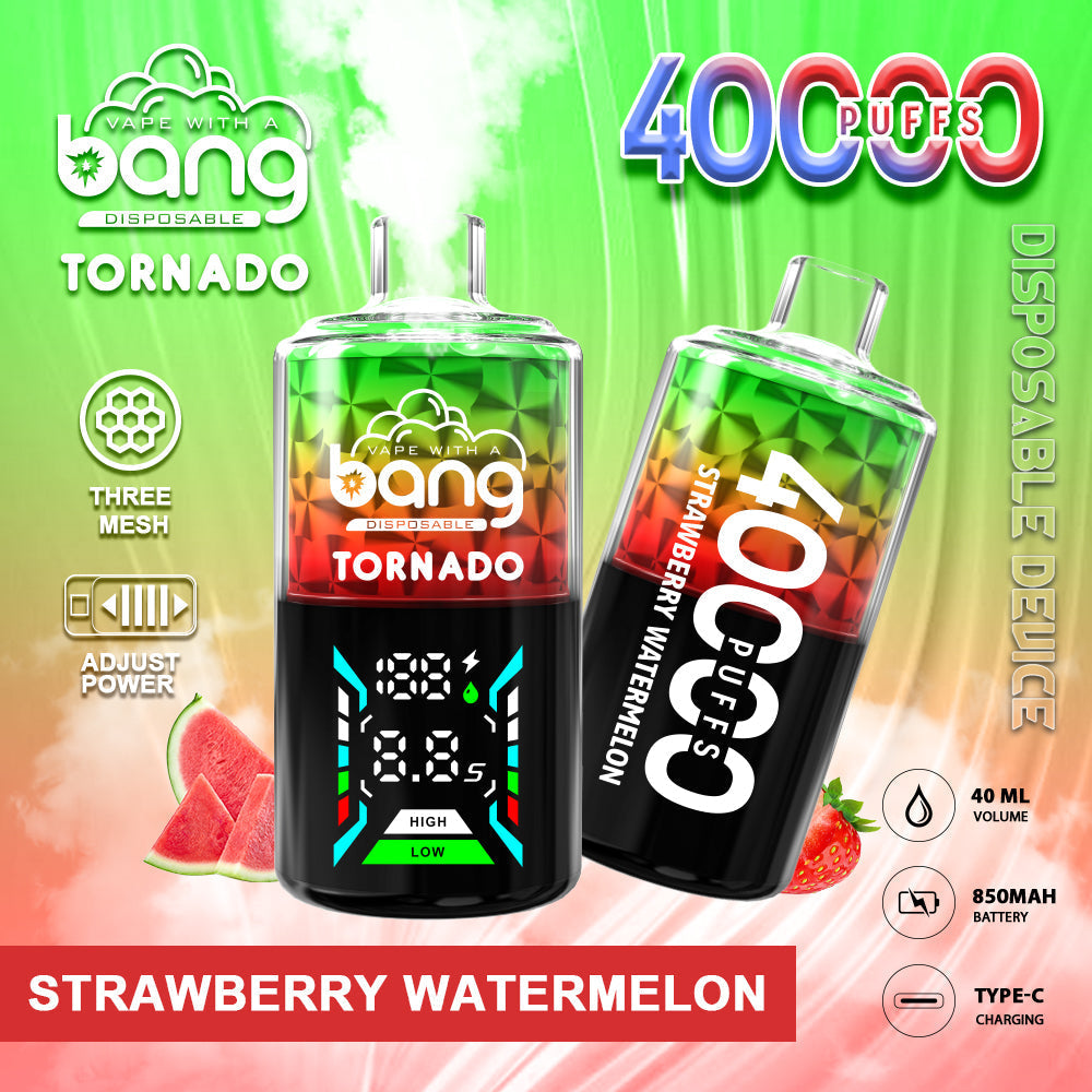 Bang 40000 Puffs 40K Pro Puffs Smart Full Screen Description Disposable Vape Pen E Cigarette 30ml 850mAh Prefilled