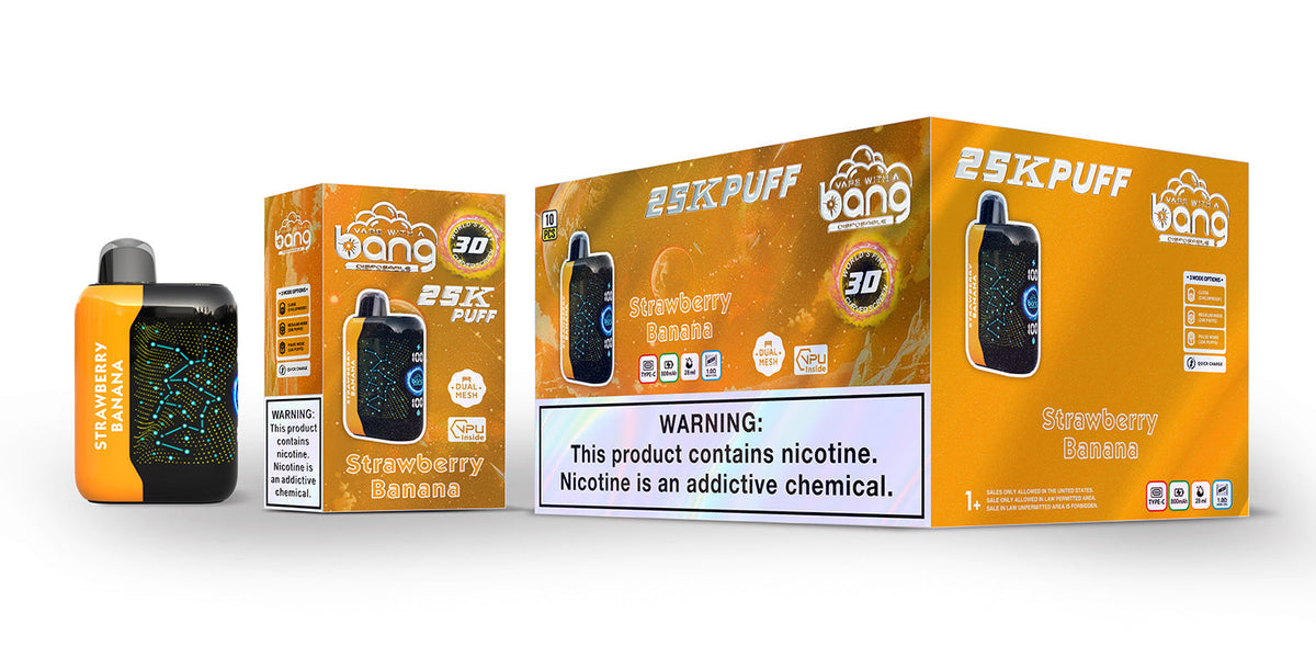 Bang Starry  25000 Puffs 25K Smart Full Screen Turn Ice Wholesale Disposable Vape Puff  Prefilled Pod-850mAh Battery, 30ml E-liquid, Multiple Nicotine 16 Flavors