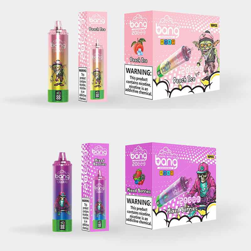 Disposable Vape Bang Blaze 20000 Puffs E Cigarette Pod Puff 20k Smart Screen Display Vaper-1000mAh Battery, 26ml E-liquid, Multiple Nicotine 12 Flavors