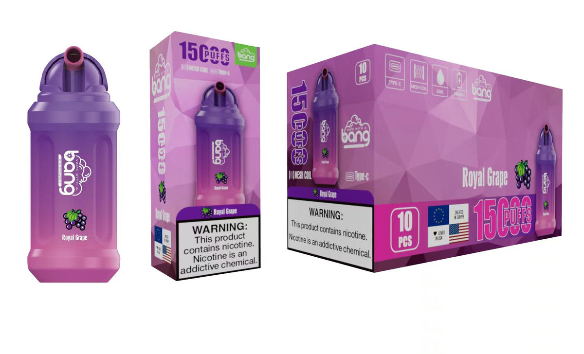 BANG 15000 Puffs 25 - Bang 15000 Puffs 5% Low Nicotine 23ML 600mAh Rechargeable Bulk Buy Disposable Best Vapes Pen Wholesale 16 Flavors