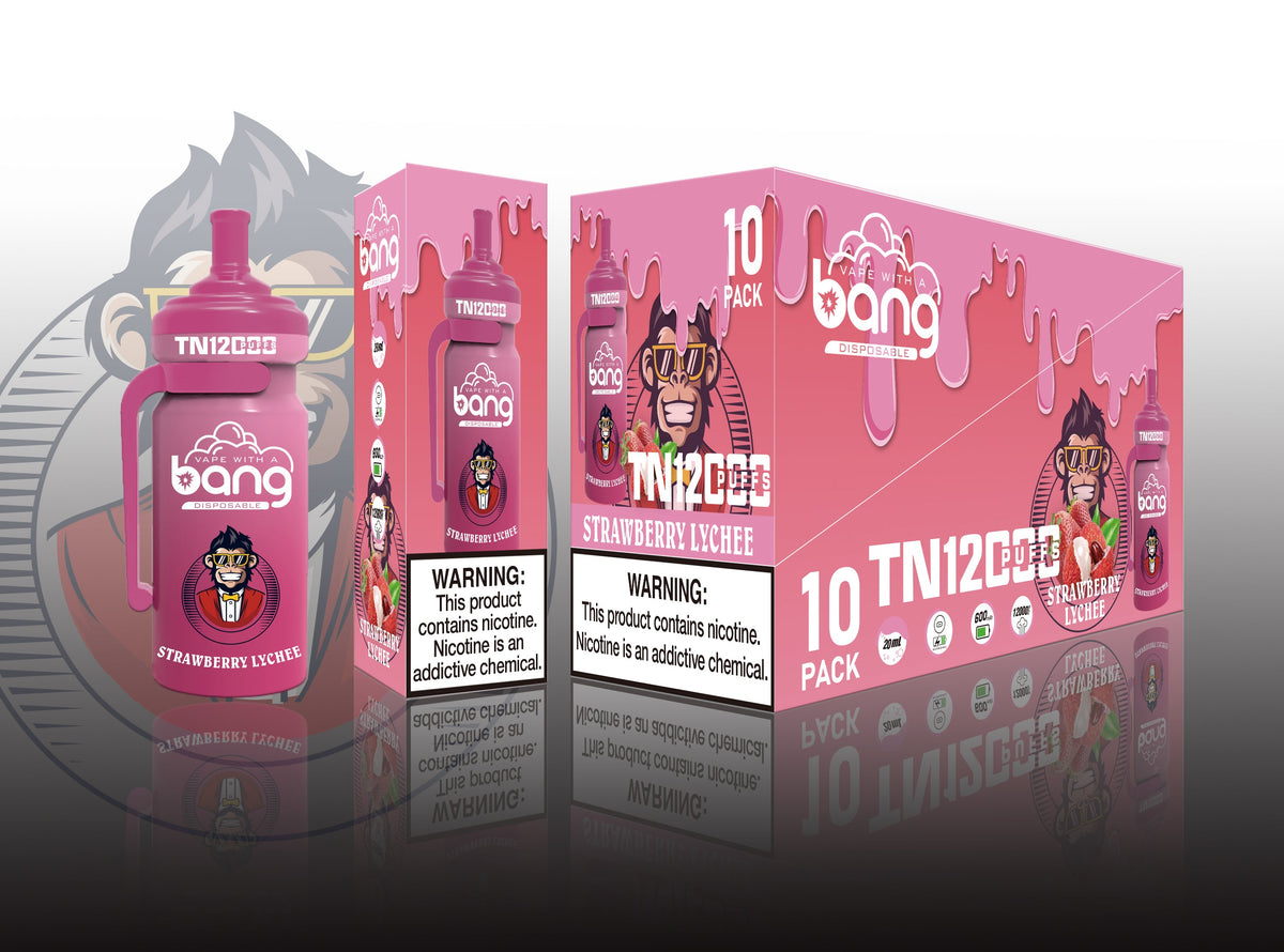 Bang TN 12000 Puffs Disposable Electronic Cigarettes Vape Puff 12k Prefilled PodHot Selling Premium Flavor Bang King Vape Electric Cigarette  Disposable Vape Pen