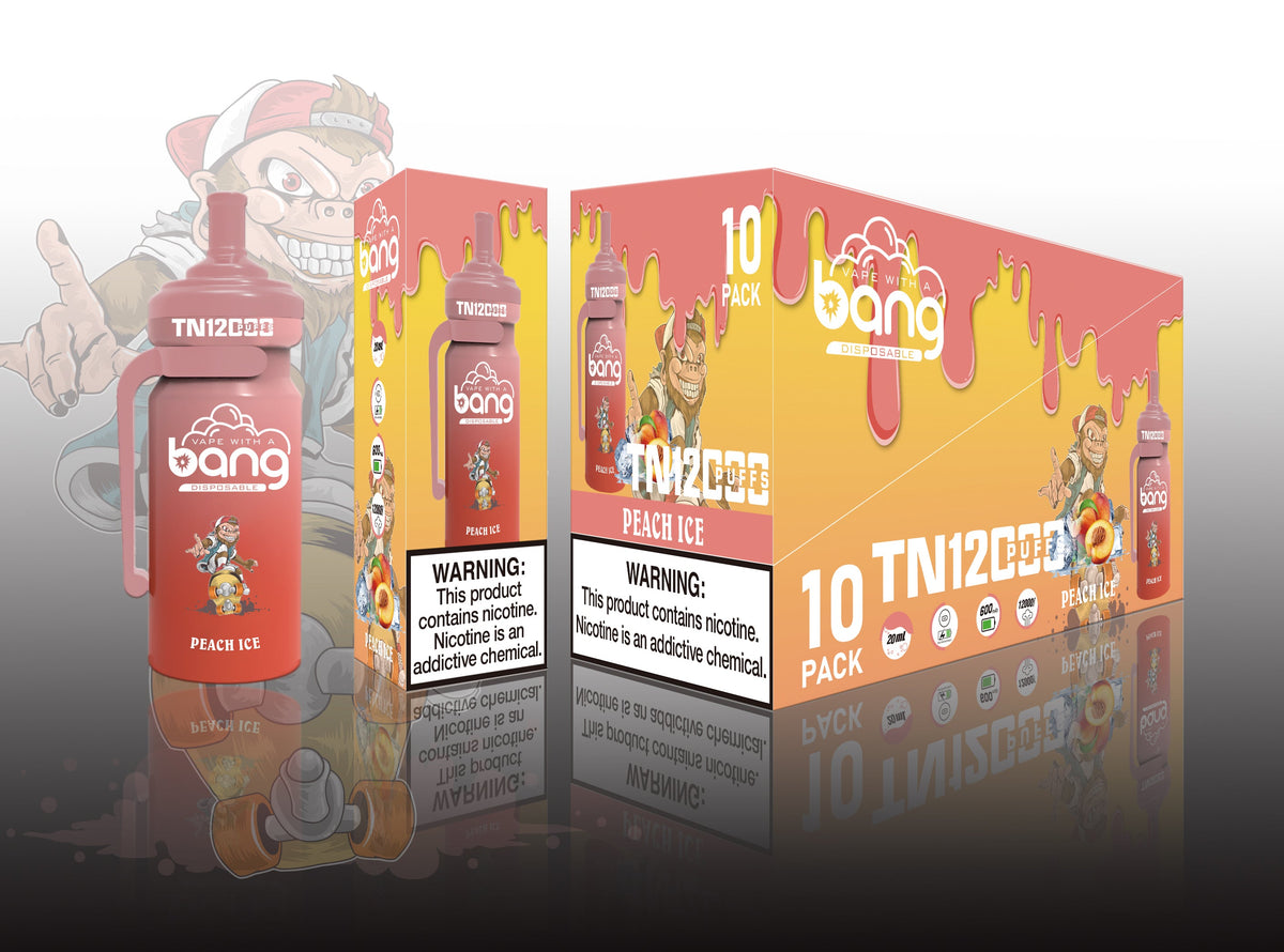 Bang TN 12000 Puffs Disposable Electronic Cigarettes Vape Puff 12k Prefilled PodHot Selling Premium Flavor Bang King Vape Electric Cigarette  Disposable Vape Pen