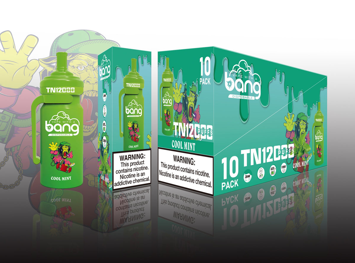 Bang TN 12000 Puffs Disposable Electronic Cigarettes Vape Puff 12k Prefilled PodHot Selling Premium Flavor Bang King Vape Electric Cigarette  Disposable Vape Pen