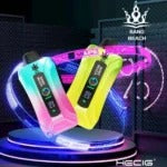 Bang King Double Crystal 20000 Puffs Vape(0% to 5% Nicotine) 20K Disposable Vape Pen E Cigarette Prefilled 25ml 650mAh 12 Flavors